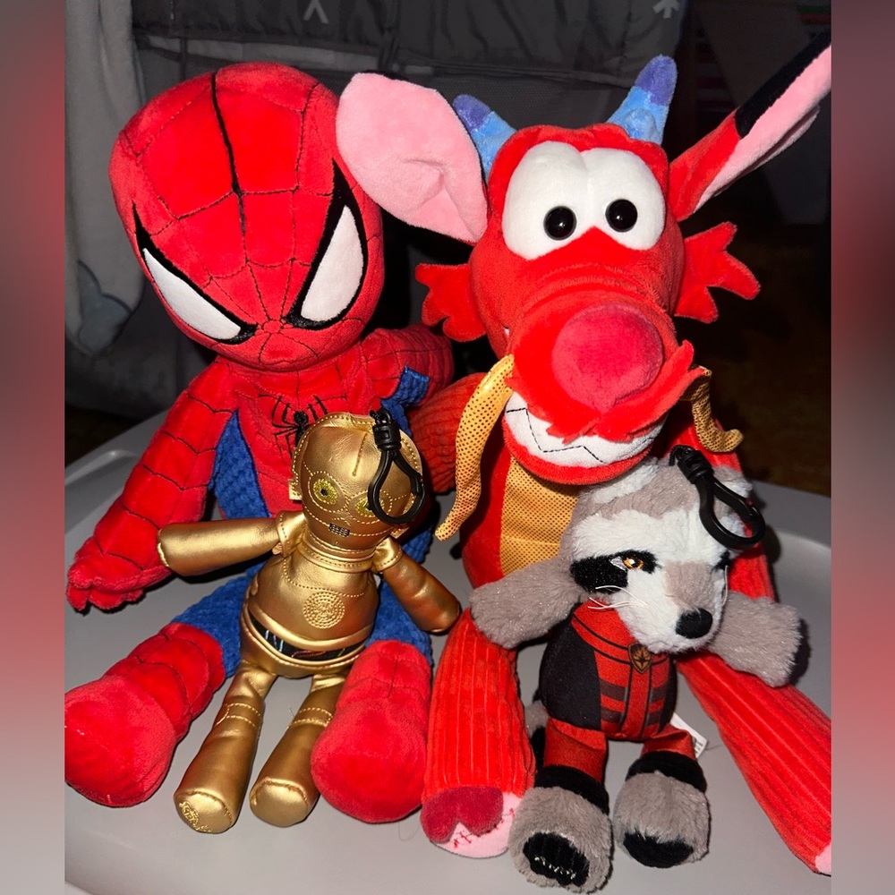 COPY - Scentsy Mushu Spiderman Buddy + Rocket & C-P30 clip Bargain